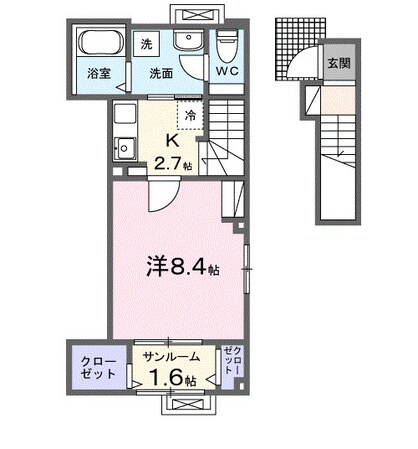 ラ・セーヌ博労の物件間取画像